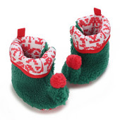 Božićne tople dječje čizmice za prve hodače Zimske plišane tople cipele za novorođenčad za dječake i djevojčice Božićna dojenčad Cosplay slatke smiješne cipele