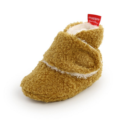 Vastsündinu plüüsis beebijalatsid Talvised beebipoistele tüdrukutele papud Väikelaste kingad Esimesed jalutuskäigud Libisemisvastased Soojad beebivoodijalatsid puuvillased kingad