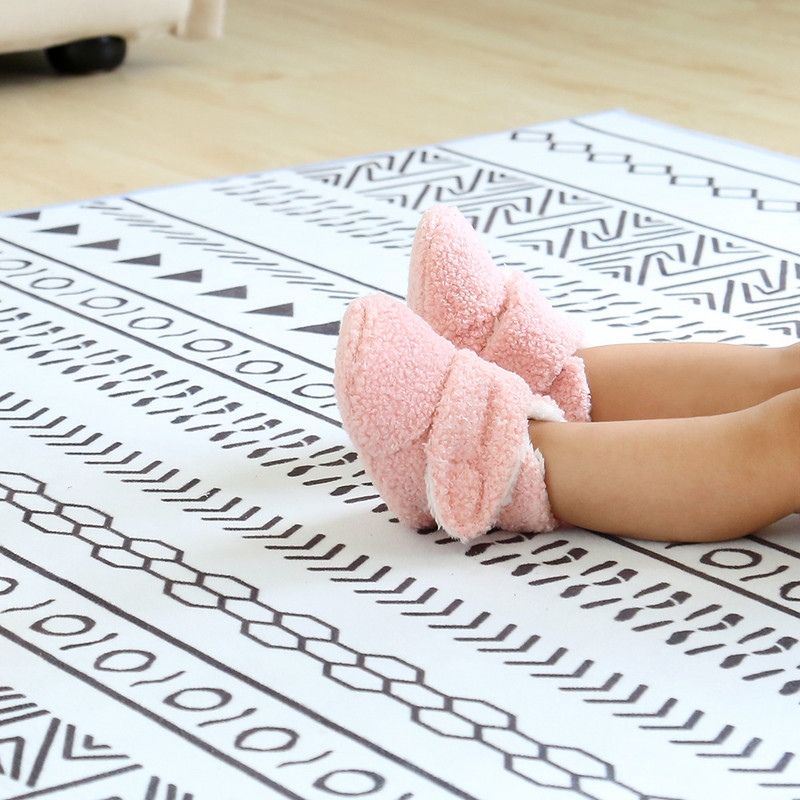 Vastsündinu plüüsis beebijalatsid Talvised beebipoistele tüdrukutele papud Väikelaste kingad Esimesed jalutuskäigud Libisemisvastased Soojad beebivoodijalatsid puuvillased kingad