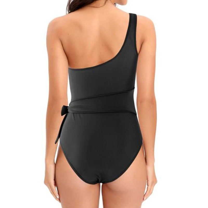 Nové 2023 Dámske plavky, jednodielne pevné ženské bikiny, set s jedným ramenom, leopard, dámske plavky, plážové šaty