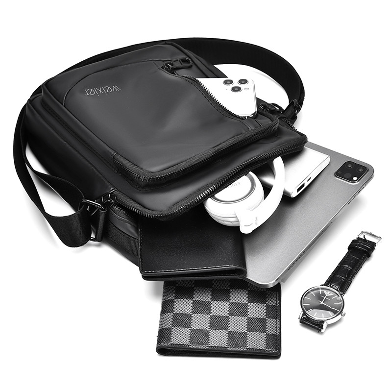 Umjetna torba velikog kapaciteta za muškarce Messenger Tote torbe Dizajnerske marke Muška torba preko ramena PU torbe na rame Ručne torbe s patentnim zatvaračima