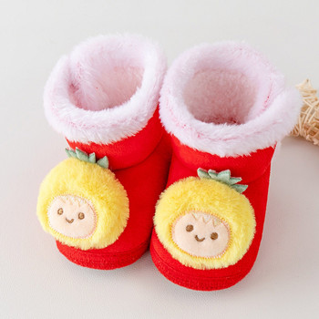 Сладки обувки за новородено момче Бебешки обувки Меки зимни обувки за малко дете Момчета и момичета с кашмирени чорапи Обувки Топли обувки за новородено