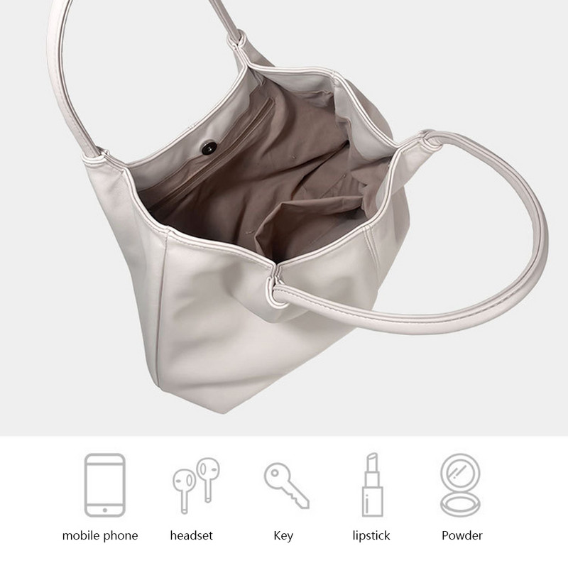 Γυναικεία τσάντα ώμου Σχεδιαστής πολυτελείας Τσάντα PU Tote Fashionalbe Τσάντα συμπλέκτη Πλεκτομηχανή Απλή γυναικεία τσάντα επιβατών για ταξίδι στο γραφείο