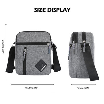 Ανδρική τσάντα Messenger 2022 Τσάντες ώμου χιαστί Ανδρικές τσάντες μικρής σφεντόνας για εργασία Αδιάβροχη τσάντα Oxford Packs