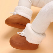 Βρεφικά μποτάκια για αγόρια και κορίτσια Βρεφική χειμερινή ζεστή μαλακή σόλα Παιδικά παπούτσια για νεογέννητα παιδικά παπούτσια First Walker Casual παπούτσια