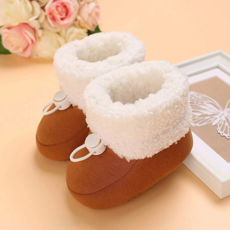 Βρεφικά μποτάκια για αγόρια και κορίτσια Βρεφική χειμερινή ζεστή μαλακή σόλα Παιδικά παπούτσια για νεογέννητα παιδικά παπούτσια First Walker Casual παπούτσια