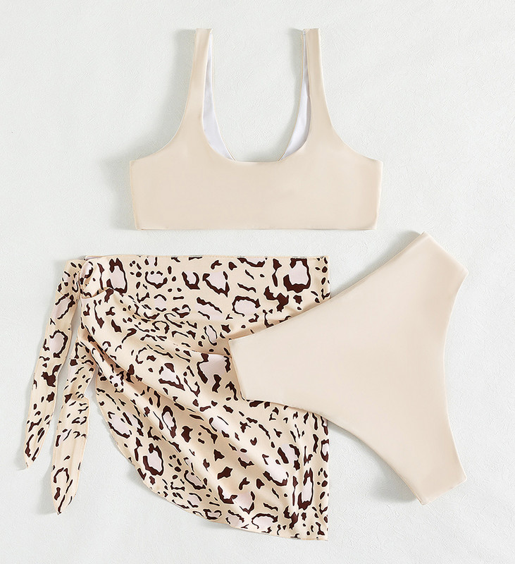 Dámske trojdielne bikiny 2023, push-up plavky, mikro tangá, letné plážové plavky, ženské plavky.