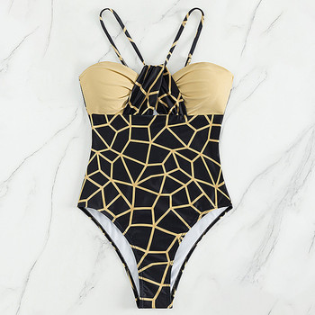 2023 Push Up Γυναικείο μαγιό One Piece Monokini High Cut Μαγιό παραλίας Mujer Μαγιό Γυναικείο Σουτιέν με επένδυση Σέξι στρινγκ