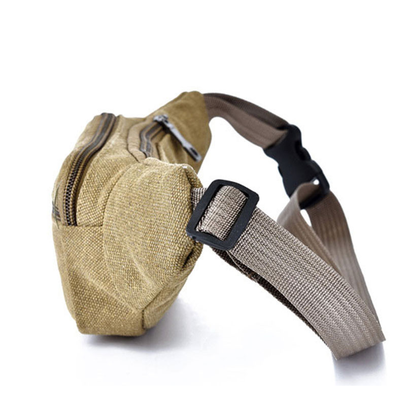 Sportske torbe oko struka Ležerne platnene skrivene prsne torbe protiv krađe Body Running za muškarce Žene Turistička biciklistička torba za preko ramena Džep