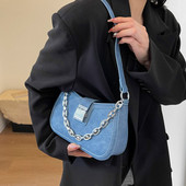 Γυναικεία τσάντα τσάντα συμπλέκτη μεγάλης χωρητικότητας PU Δερμάτινη επάνω λαβή Αδιάβροχη Τσάντα ώμου Half Moon Τσάντα ώμου