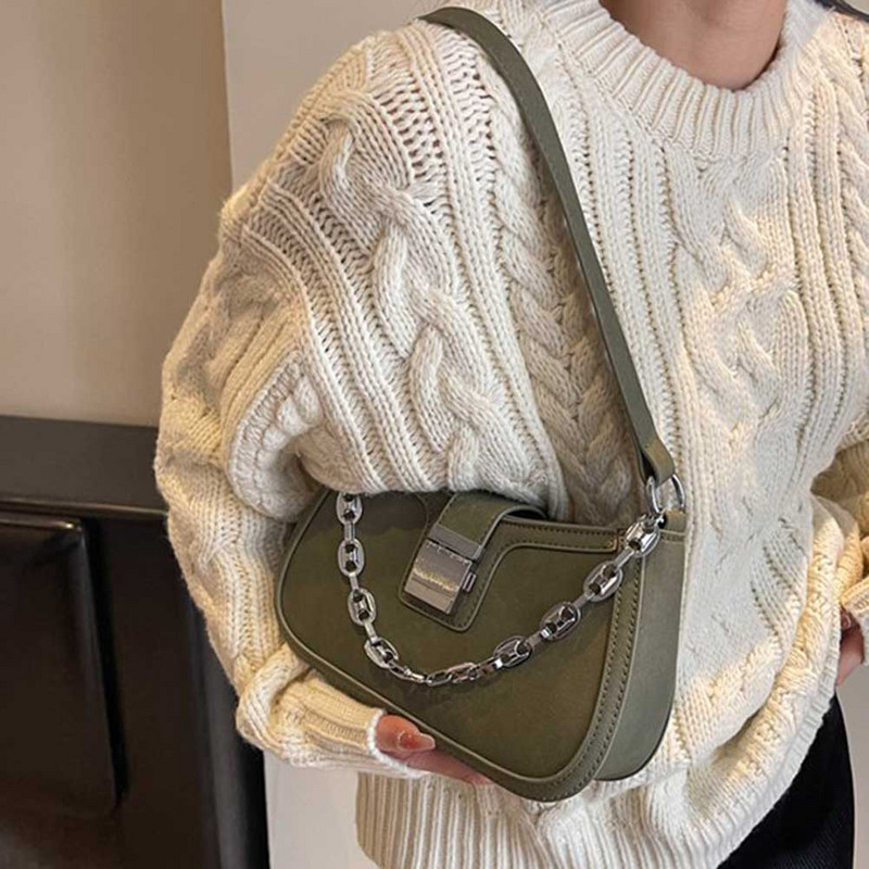 Γυναικεία τσάντα τσάντα συμπλέκτη μεγάλης χωρητικότητας PU Δερμάτινη επάνω λαβή Αδιάβροχη Τσάντα ώμου Half Moon Τσάντα ώμου