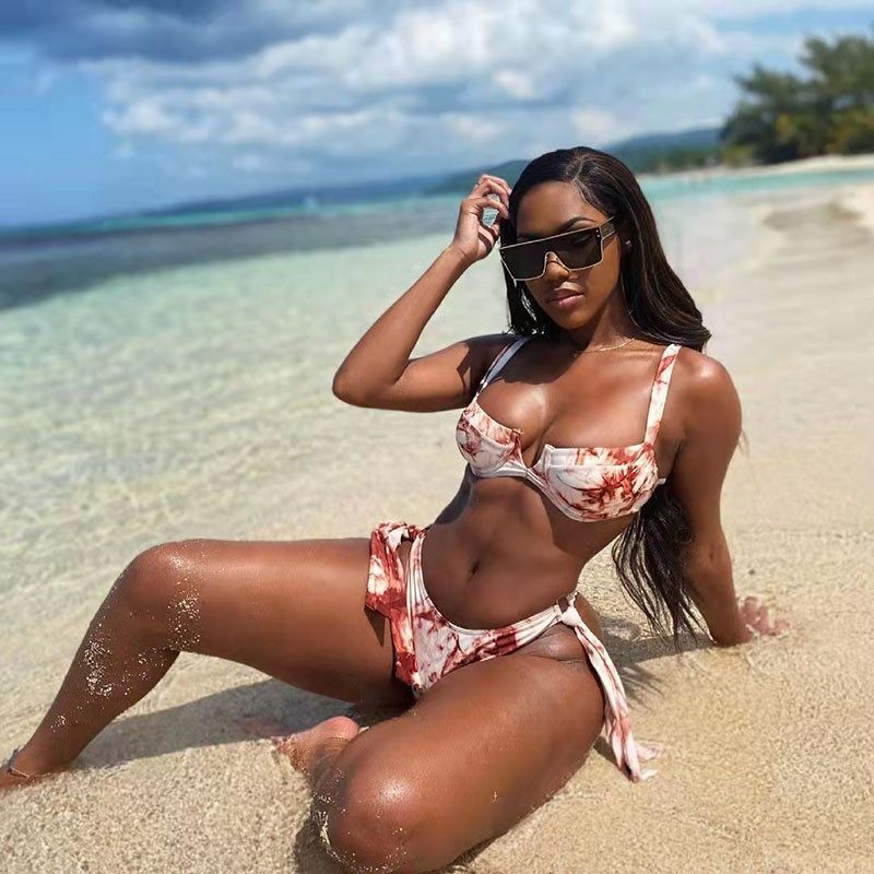 2023 Ženski kupaći kostimi Dvodijelni Push Up bikini set Mikro tange Kupaći kostim Ženski kupaći kostim niskog struka Mujer Biquini XL