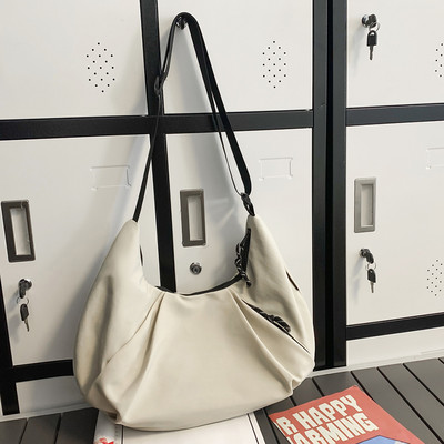 Ženska plisirana torba za knedle Svestrana modna torba Torba s podesivim remenom Torba za skitnice Torba za preko ramena Djevojka Elegantna torbica