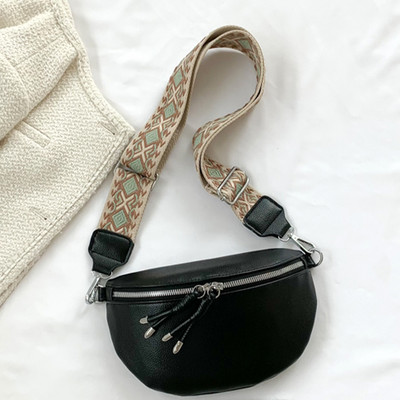 Naiste kotid Brändi naiste rinnakott Moodne nahast rinnakott Kvaliteetne Half Moon Belt Bag Designer õlakott