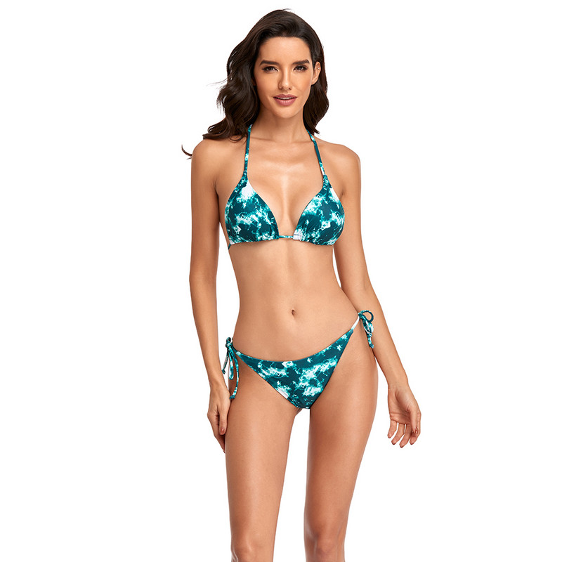 2024 Costume de baie pentru femei noi Seturi de bikini cu dantelă în două piese Costume de baie pentru damă cu talie joasă Costume de baie pentru plajă Mujer XL