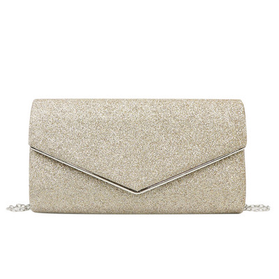 Γυναικεία βραδινή τσάντα ώμου παγιέτα γυναικεία πάρτι ημέρας Clutch πάρτι χορού γάμου Νυφική αλυσίδα χιαστί πορτοφόλι τσάντα Bolsas Mujer