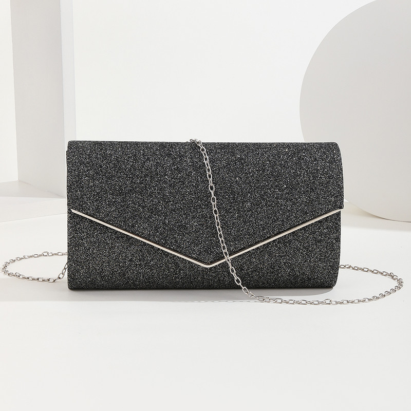 Γυναικεία βραδινή τσάντα ώμου παγιέτα γυναικεία πάρτι ημέρας Clutch πάρτι χορού γάμου Νυφική αλυσίδα χιαστί πορτοφόλι τσάντα Bolsas Mujer