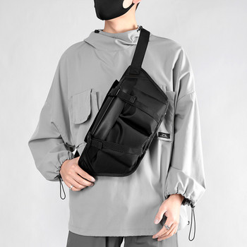 Τσάντα μέσης μεγάλης χωρητικότητας Fanny pack Fashion Γυναικεία τσάντα μέσης Street hip-hop τσάντες ζώνης Unisex Nylon Shoulder Crossbody Τσάντα στήθους