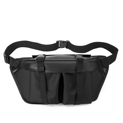 Τσάντα μέσης μεγάλης χωρητικότητας Fanny pack Fashion Γυναικεία τσάντα μέσης Street hip-hop τσάντες ζώνης Unisex Nylon Shoulder Crossbody Τσάντα στήθους