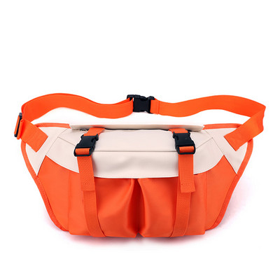 Τσάντα μέσης μεγάλης χωρητικότητας Fanny pack Fashion Γυναικεία τσάντα μέσης Street hip-hop τσάντες ζώνης Unisex Nylon Shoulder Crossbody Τσάντα στήθους