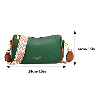 Naiste nahast õlakott Kitarri rihmad Trendikas Cluth käekott Juhuslik mitmekülgne kandekott Padi kott Tüdrukute ostukott