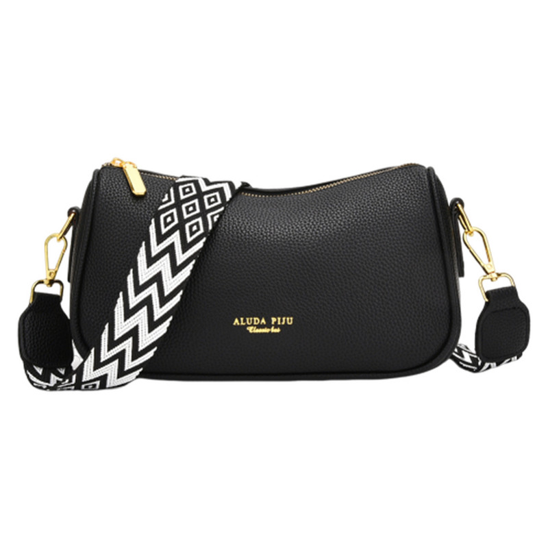 Naiste nahast õlakott Kitarri rihmad Trendikas Cluth käekott Juhuslik mitmekülgne kandekott Padi kott Tüdrukute ostukott