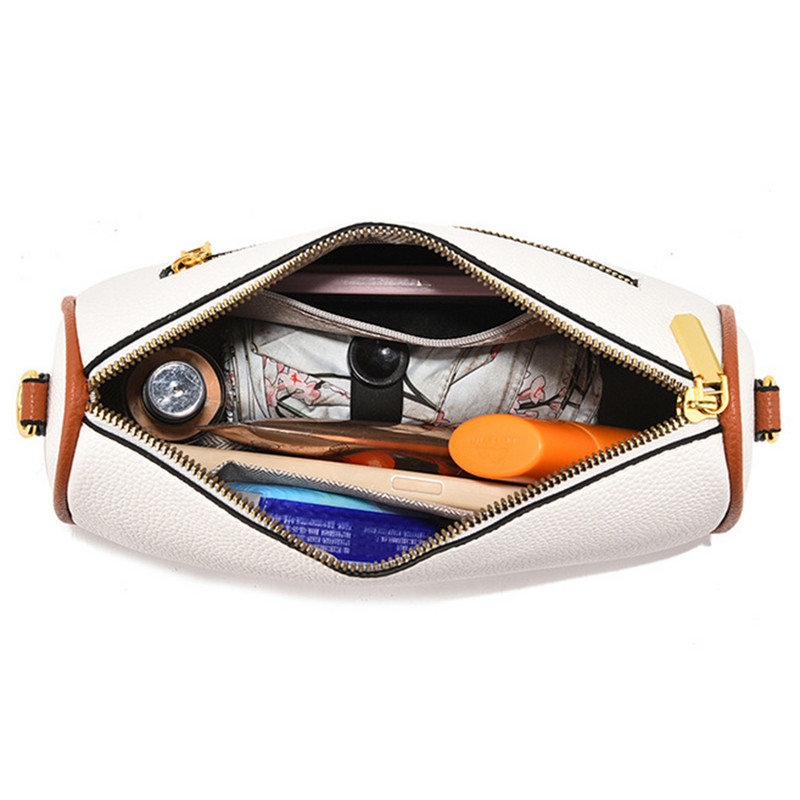 Naiste nahast õlakott Kitarri rihmad Trendikas Cluth käekott Juhuslik mitmekülgne kandekott Padi kott Tüdrukute ostukott