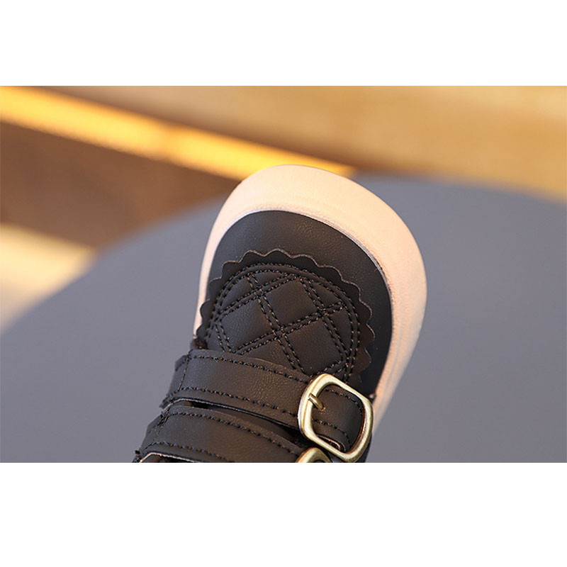 Cizme coreene de toamnă iarnă pentru copii din lână pentru copii mici băieți pantofi din bumbac talpă din cauciuc moale la modă în aer liber cizme calde pentru fetițe