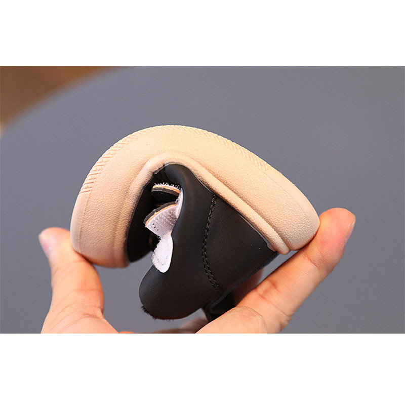 Cizme coreene de toamnă iarnă pentru copii din lână pentru copii mici băieți pantofi din bumbac talpă din cauciuc moale la modă în aer liber cizme calde pentru fetițe