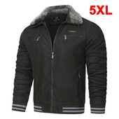 Φθινοπωρινό χειμωνιάτικο τζάκετ Ανδρικά γούνινα μπουφάν Tactical Military Jackets Παλτό Plus Size 5XL Fashion Casual Ανδρικά