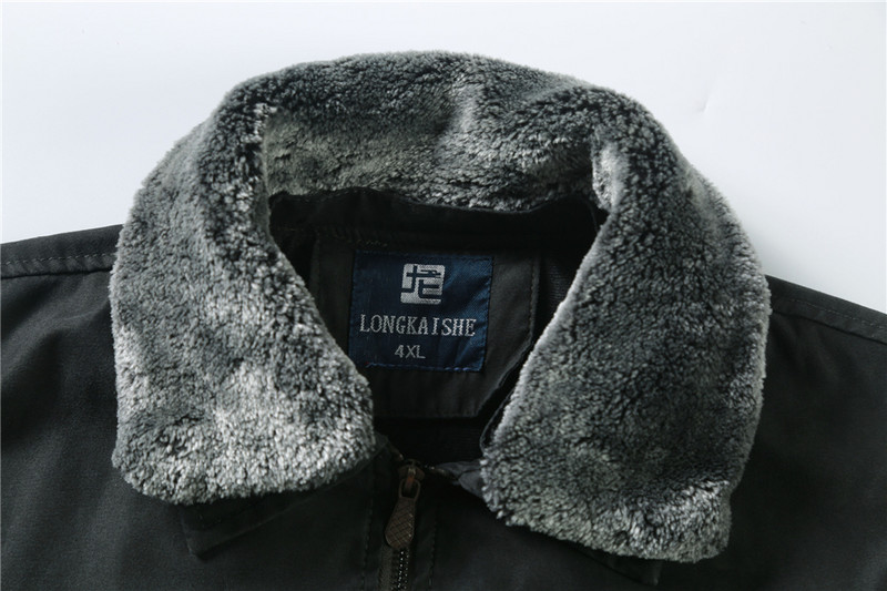 Φθινοπωρινό χειμωνιάτικο τζάκετ Ανδρικά γούνινα μπουφάν Tactical Military Jackets Παλτό Plus Size 5XL Fashion Casual Ανδρικά