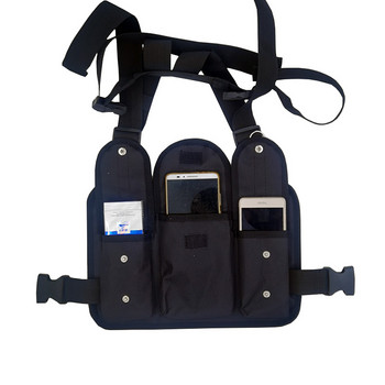 Функционална тактическа дамска чанта за гърди Модна хип-хоп жилетка Улични чанти Чанти за гърди Качествена оксфордска чанта за кръста унисекс 896
