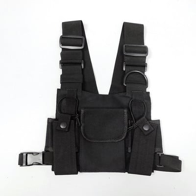 Functional Tactical Woman Chest Rig Bag Trend Hip Hop Γιλέκο Streetwear Τσάντες Τσάντες στήθους Ποιότητα Oxford Πανί Unisex Πακέτο μέσης 896