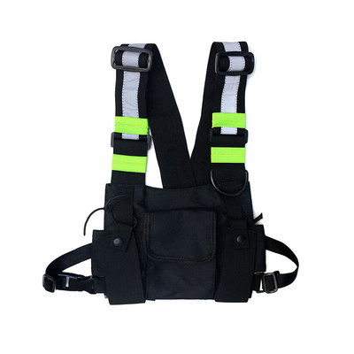 Functional Tactical Woman Chest Rig Bag Trend Hip Hop Γιλέκο Streetwear Τσάντες Τσάντες στήθους Ποιότητα Oxford Πανί Unisex Πακέτο μέσης 896