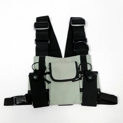 Functional Tactical Woman Chest Rig Bag Trend Hip Hop Γιλέκο Streetwear Τσάντες Τσάντες στήθους Ποιότητα Oxford Πανί Unisex Πακέτο μέσης 896