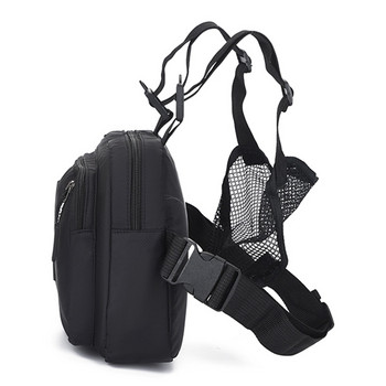Λειτουργική Tactical Chist Rig Bag για Γυναικεία Fashion Bullet Hip Hop Γιλέκο Streetwear Τσάντα Casual Waist Packs Unisex Μαύρη τσάντα στήθους