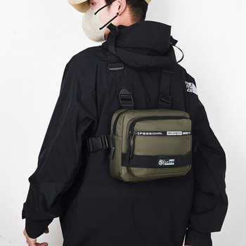 Νέα λειτουργική τακτική τσάντα στήθους Unisex Fashion Bullet Hip Hop Γιλέκο Streetwear Τσάντα Casual Waist Pack Γυναικείες μαύρες τσάντες στήθους
