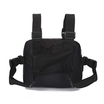Νέα λειτουργική τακτική τσάντα στήθους Unisex Fashion Bullet Hip Hop Γιλέκο Streetwear Τσάντα Casual Waist Pack Γυναικείες μαύρες τσάντες στήθους