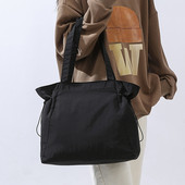 Μεγάλη γυναικεία τσάντα ώμου με κορδόνι τσάντα τσάντα στο πλάι Cinch μόδας τσάντα τσάντα Ελαφρύ τσαντάκι κολεγιακής τσάντα βιβλίου