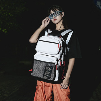 Μεγάλο ανδρικό σακίδιο πλάτης Γυναικεία σχολική τσάντα για έφηβες μαθήτριες γυμνασίου Κορεάτικου στυλ πλάτης