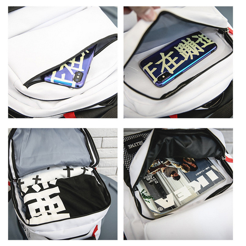 Μεγάλο ανδρικό σακίδιο πλάτης Γυναικεία σχολική τσάντα για έφηβες μαθήτριες γυμνασίου Κορεάτικου στυλ πλάτης