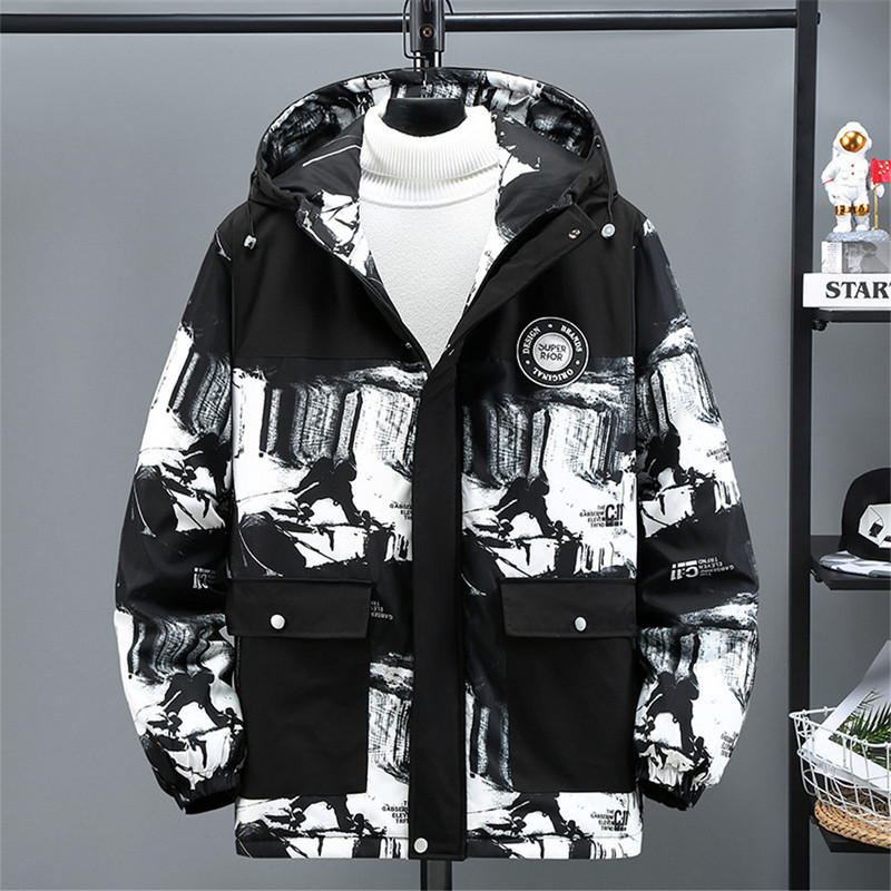 Parka de iarnă Bărbați Jachetă groasă Jachetă Plus mărime 8XL 10XL Parka Moda Casual Blat largi Bărbați Iarna Marime mare 10XL