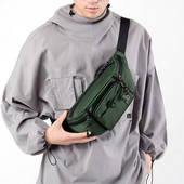 Ανδρικές τσάντες ώμου Nylon πακέτα μέσης Sling bag Crossbody Outdoor Sport Shoulder Fanny Πακέτο στήθους Αδιάβροχη τσάντα Messenger Bolsa