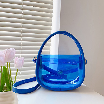 Διάφανη τσάντα χιαστί λέιζερ για γυναίκες Μίνι τσάντα ώμου Μίνι τσάντα τσάντα τσάντα τσάντα τσάντα τσάντα τσάντα τσάντα με χρώμα καραμέλα