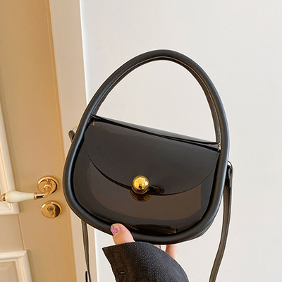 Διάφανη τσάντα χιαστί λέιζερ για γυναίκες Μίνι τσάντα ώμου Μίνι τσάντα τσάντα τσάντα τσάντα τσάντα τσάντα τσάντα τσάντα με χρώμα καραμέλα