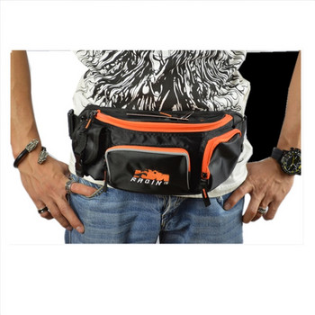 Мотоциклетна чанта за кръста мотоциклетна чанта за офроуд каране оранжево черно бяло за мотоциклети KTM