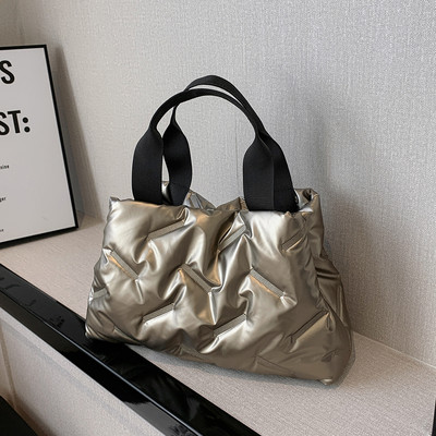 Νέες νάιλον γυναικείες τσάντες τσάντες φθινοπωρινής χειμερινής μόδας Τσάντες μασχάλης Γυναικείες τσάντες με επένδυση στο επάνω χερούλι Τσάντες χειρός