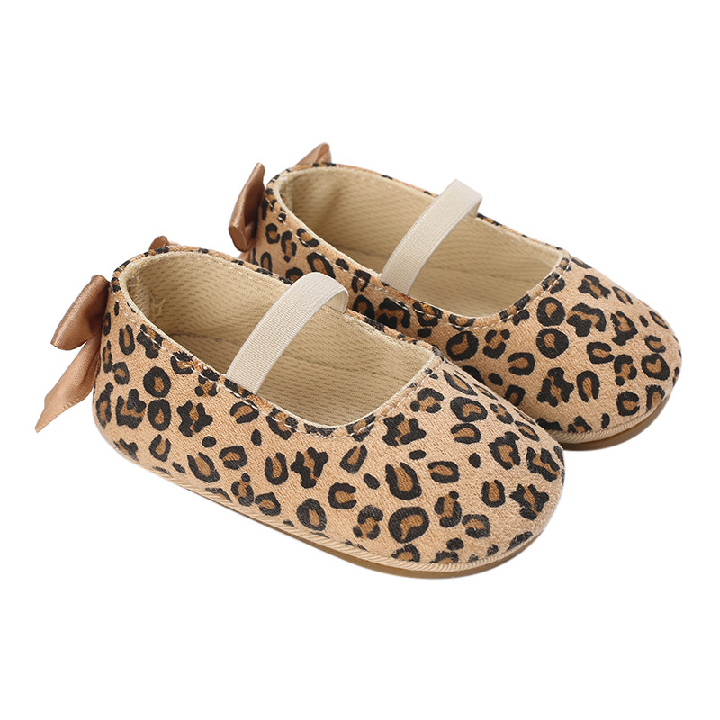Βρεφικά κοριτσάκια Princess Παπούτσια μονόχρωμα παπιγιόν Flats Casual φόρεμα για περπάτημα για νεογέννητα βρέφη Παιδικά παπούτσια
