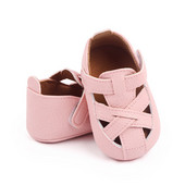 Παπούτσια για νεογέννητα Βρεφικά παπούτσια για μωρά για κορίτσια για κορίτσια Κλασική PU δερμάτινη σόλα από καουτσούκ Παπούτσια φορέματος First Walker Toddler σανδάλια