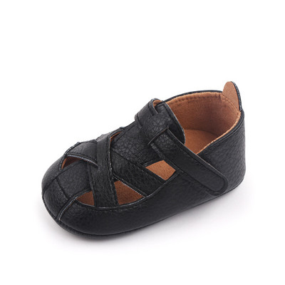 Παπούτσια για νεογέννητα Βρεφικά παπούτσια για μωρά για κορίτσια για κορίτσια Κλασική PU δερμάτινη σόλα από καουτσούκ Παπούτσια φορέματος First Walker Toddler σανδάλια